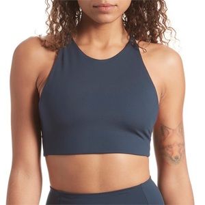 Girlfriend Collective Topanga sports bra in navy / midnight XXL 2X new with tags